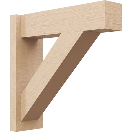 6-in W X 12-in D X 12-in H Trad Block Rough Cedar Woodgrain TimberThane Outlooker, Primed Tan